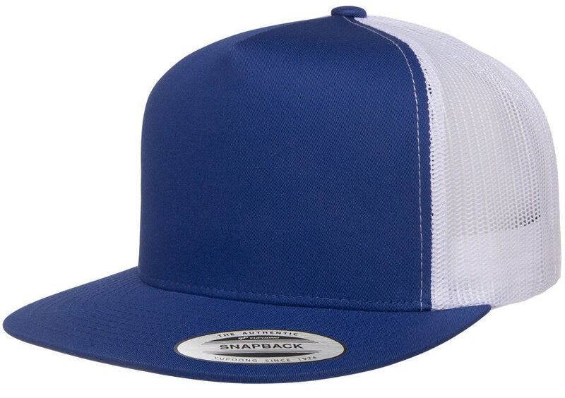 5-Panel High-Profile Classic Snapback Trucker Hat