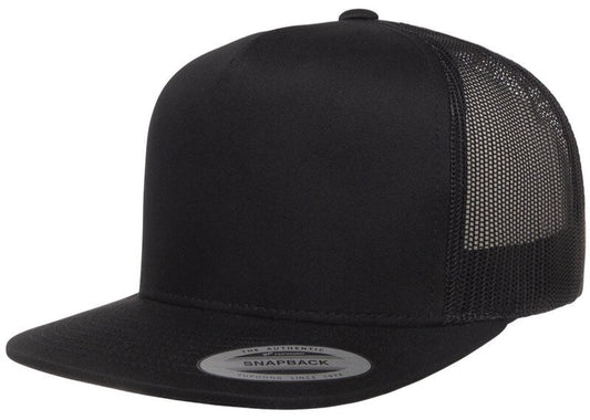 5-Panel High-Profile Classic Snapback Trucker Hat