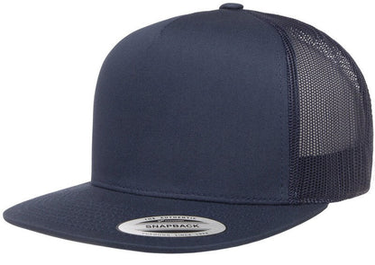 5-Panel High-Profile Classic Snapback Trucker Hat