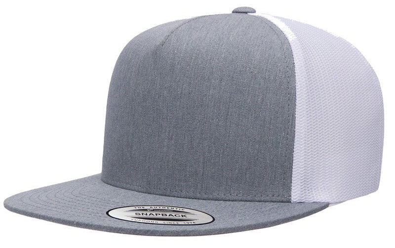 5-Panel High-Profile Classic Snapback Trucker Hat