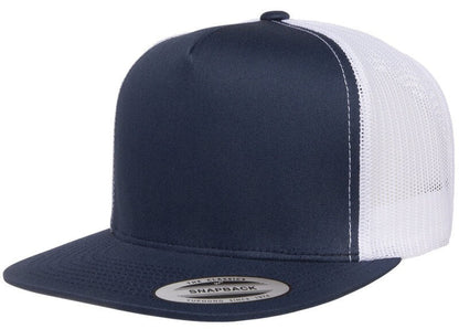 5-Panel High-Profile Classic Snapback Trucker Hat