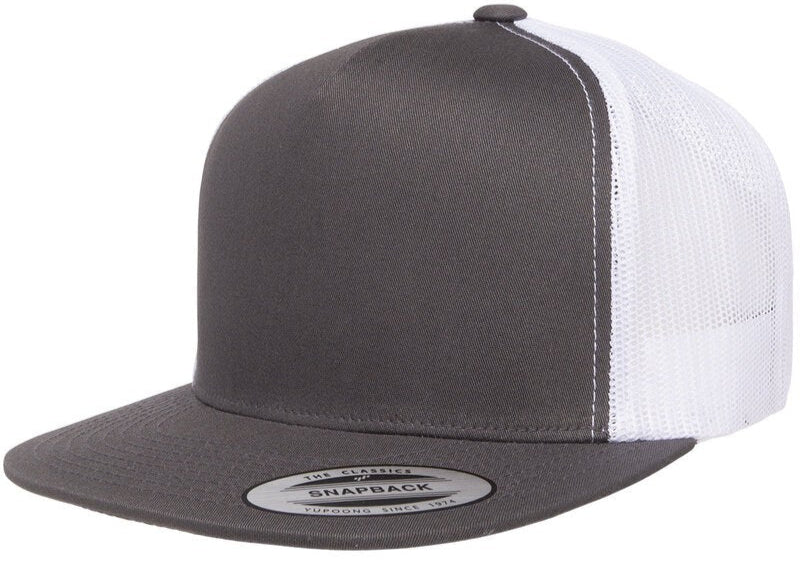 5-Panel High-Profile Classic Snapback Trucker Hat