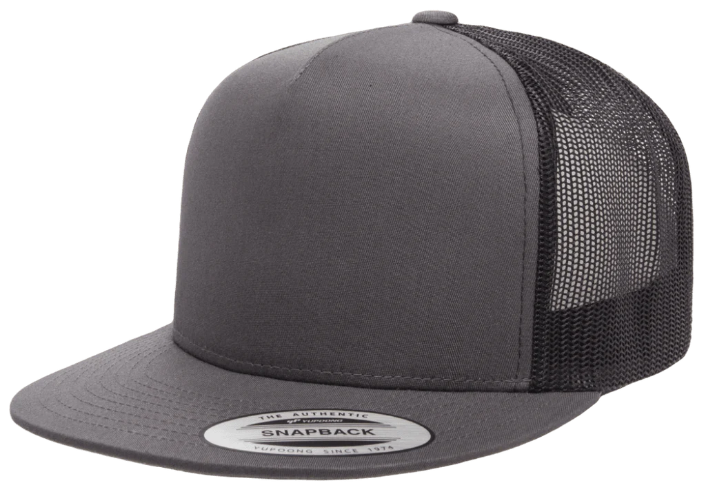 5-Panel High-Profile Classic Snapback Trucker Hat