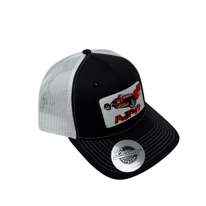 6-Panel Snapback Trucker Hat with AJ Foyt Patch