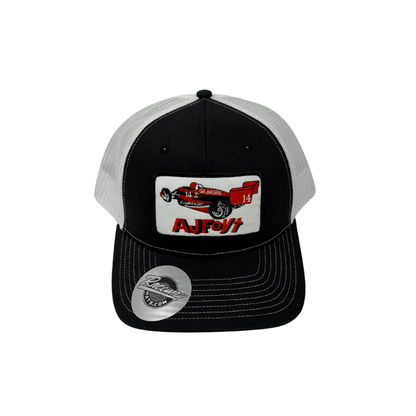 6-Panel Snapback Trucker Hat with AJ Foyt Patch