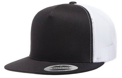 5-Panel High-Profile Classic Snapback Trucker Hat