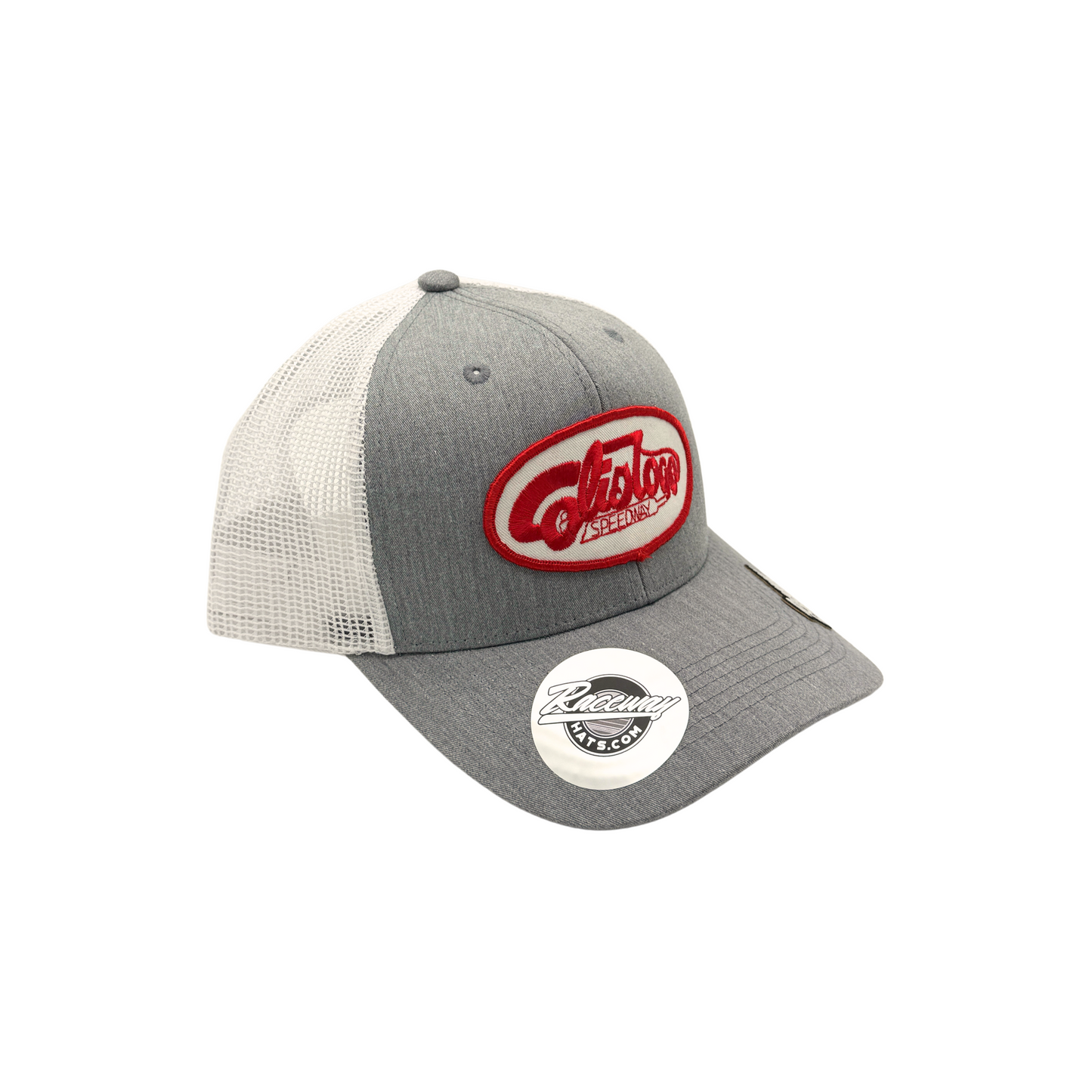 6-Panel Snapback Trucker Hat with Vintage Calistoga Speedway Patch