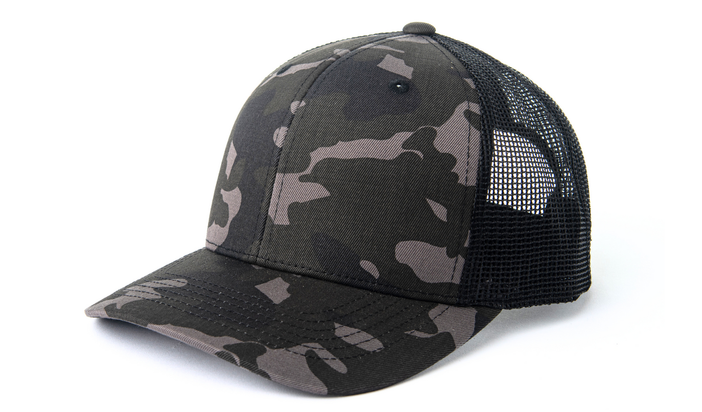 6-Panel Snapback Trucker Hat