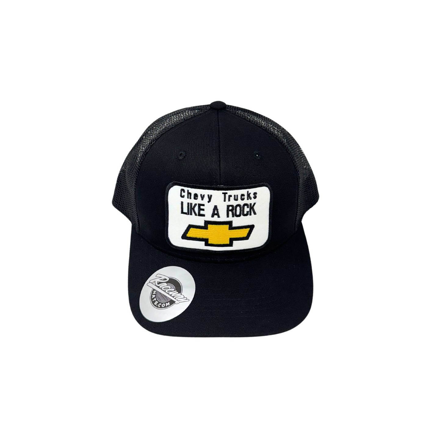 6-Panel Snapback Trucker Hat with Vintage-Style Chevy Truck Patch