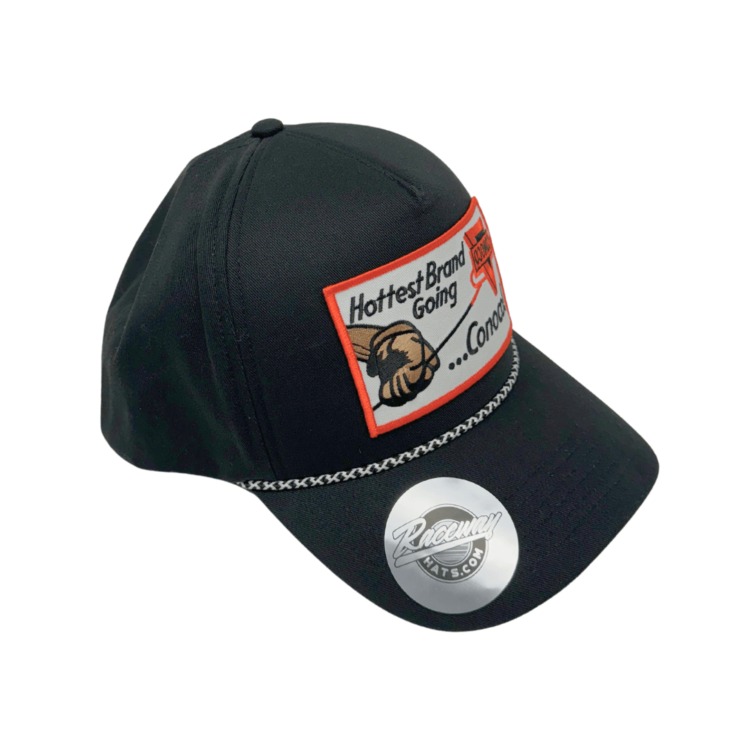 Readymade Vintage-Style Conoco Patch Pressed on Sportsman SP1300 5-Panel Heritage Rope Hat