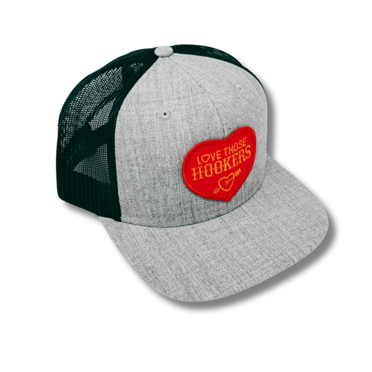 Readymade Vintage-Style Hooker Headers Patch Pressed on New Richardson 511 Wool Blend Flatbill Hat