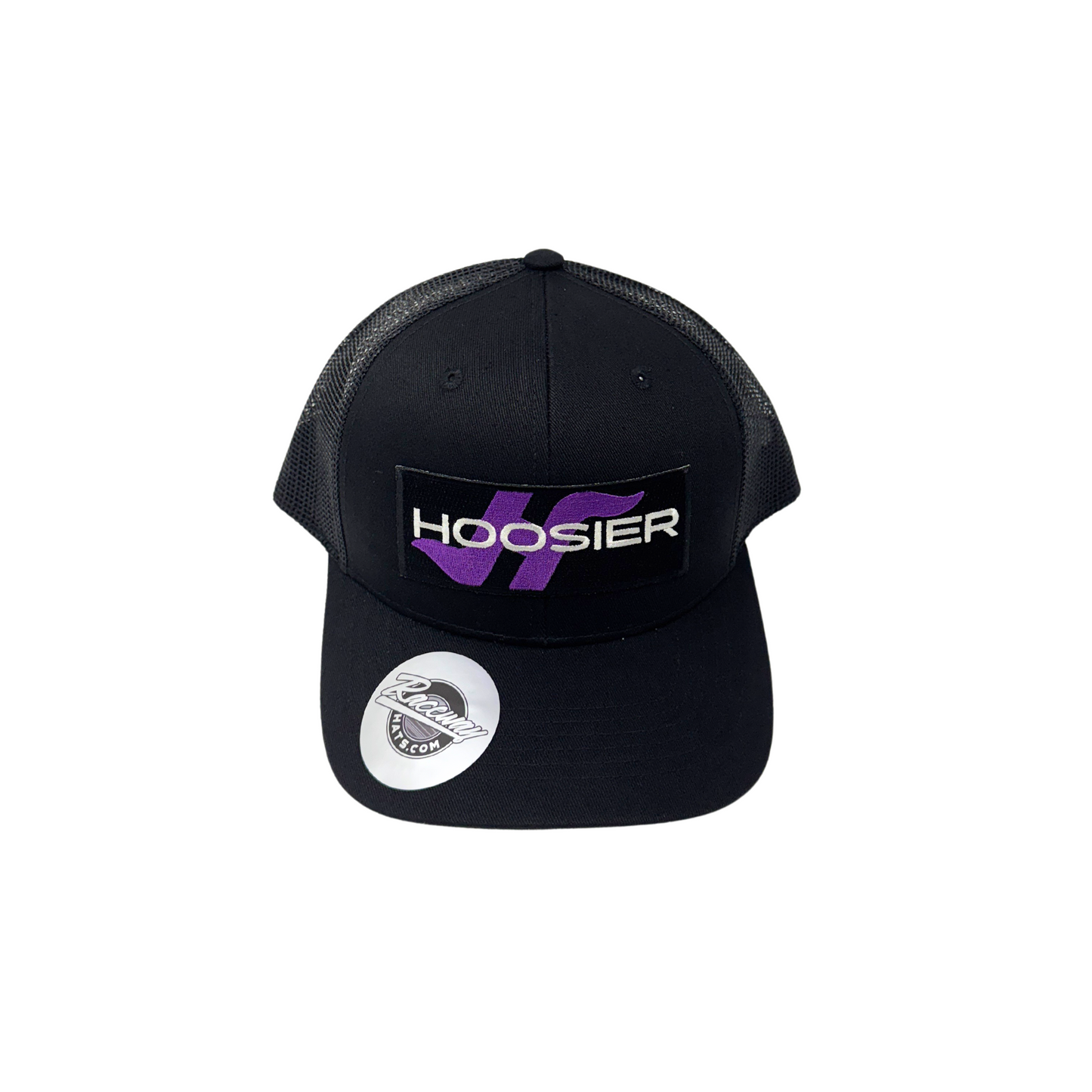 6-Panel Snapback Trucker Hat with Hoosier Racing Tire Patch