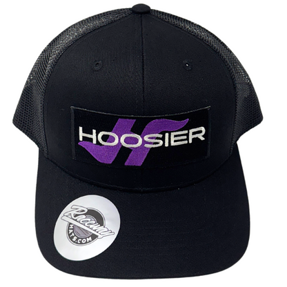 6-Panel Snapback Trucker Hat with Hoosier Racing Tire Patch