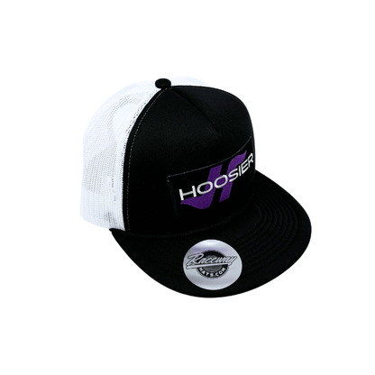 5-Panel Foam Snapback Trucker Hat with Hoosier Racing Tire Patch