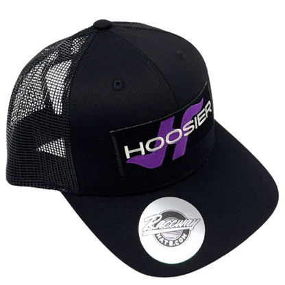 6-Panel Snapback Trucker Hat with Hoosier Racing Tire Patch