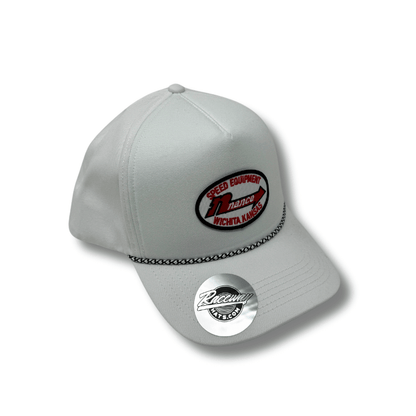 5-Panel Snapback Rope Trucker Hat with Nance Speed Equipment Patch