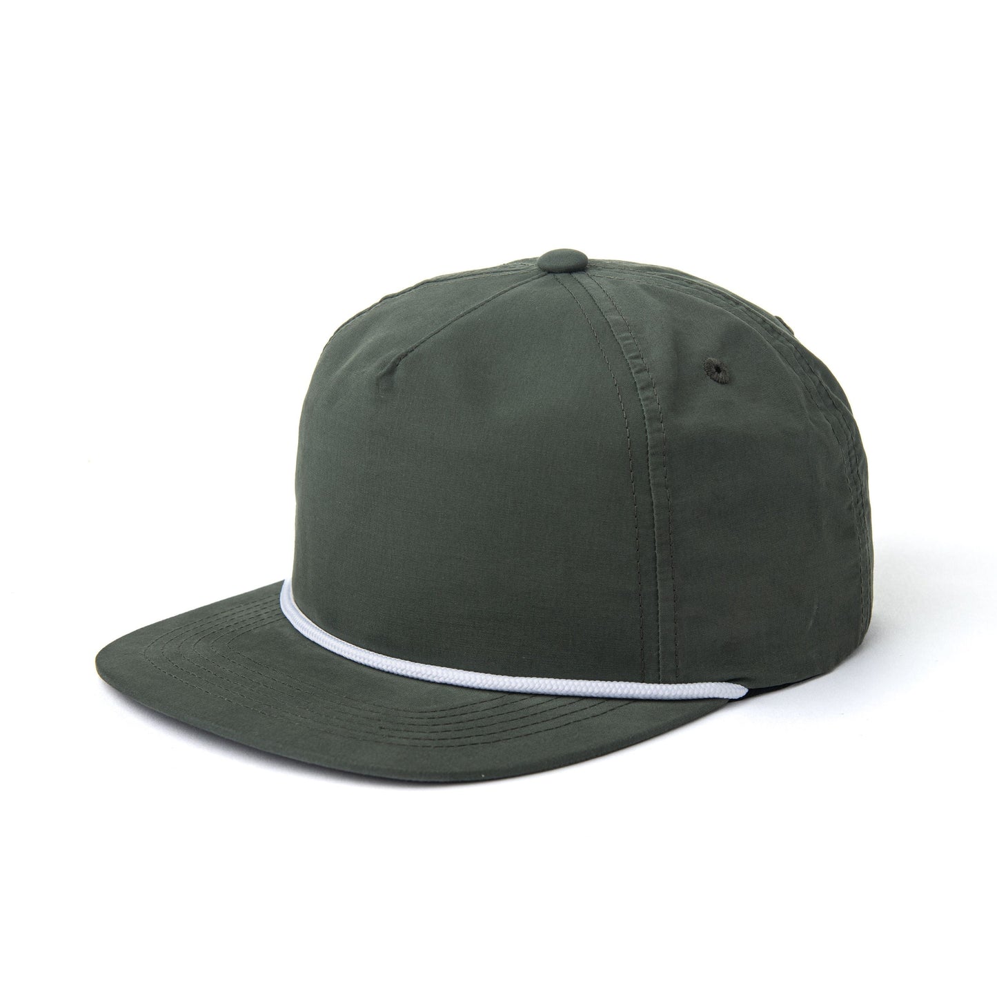 5-Panel High-Profile Snapback Rope Hat