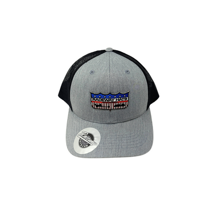 6-Panel Snapback Trucker Hat with Raceway Hats "Raceland" Logo Patch