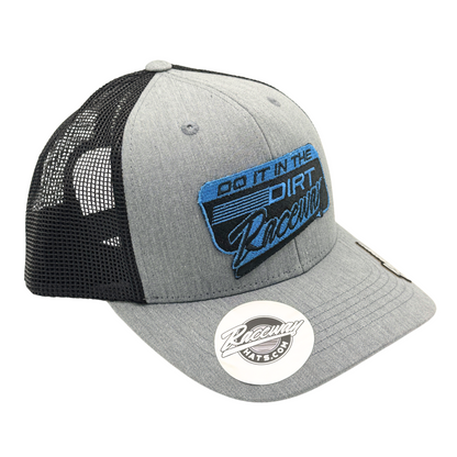 6-Panel Snapback Trucker Hat with Raceway Hats Do It In The Dirt Patch