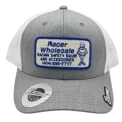 6-Panel Snapback Trucker Hat with Vintage Racer Wholesale Patch