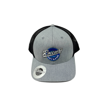 6-Panel Snapback Trucker Hat with Raceway Hats Original Logo Patch