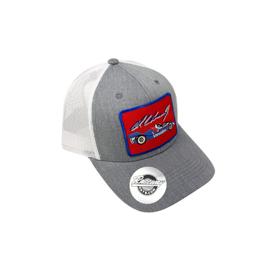 6-Panel Snapback Trucker Hat with Vintage-Style Al Unser Jr. Patch