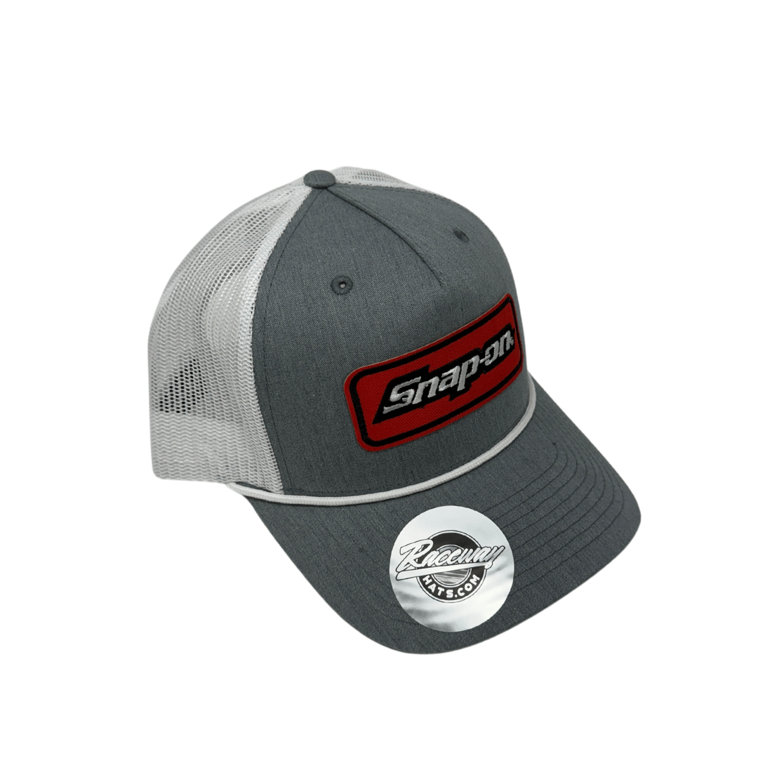 Readymade Vintage-Style Snap-On Patch Pressed on Richardson 112FPR Rope Trucker Hat