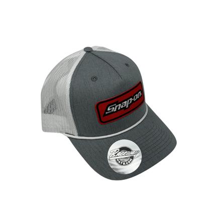 6-Panel Snapback Rope Trucker Hat with Snap-On Patch