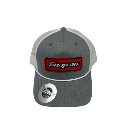 6-Panel Snapback Rope Trucker Hat with Snap-On Patch