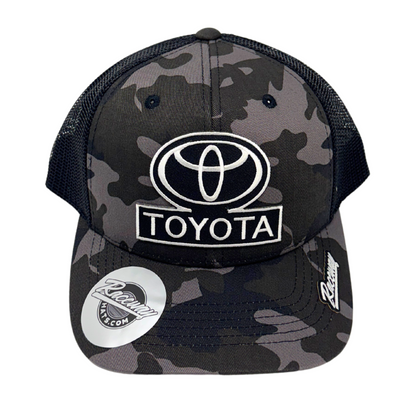 6-Panel Snapback Trucker Hat with Toyota Patch