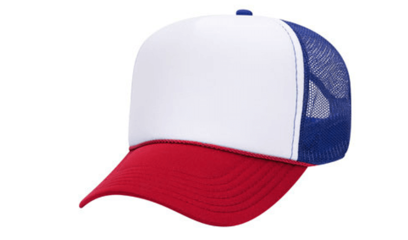 USA trucker rope hat