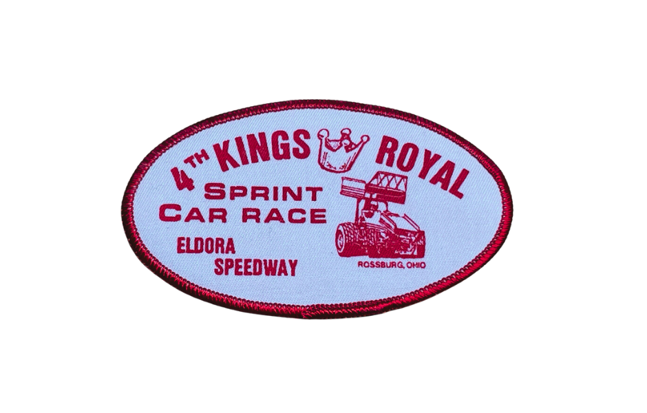 Vintage 1987 Eldora Speedway 4th Kings Royal Patches