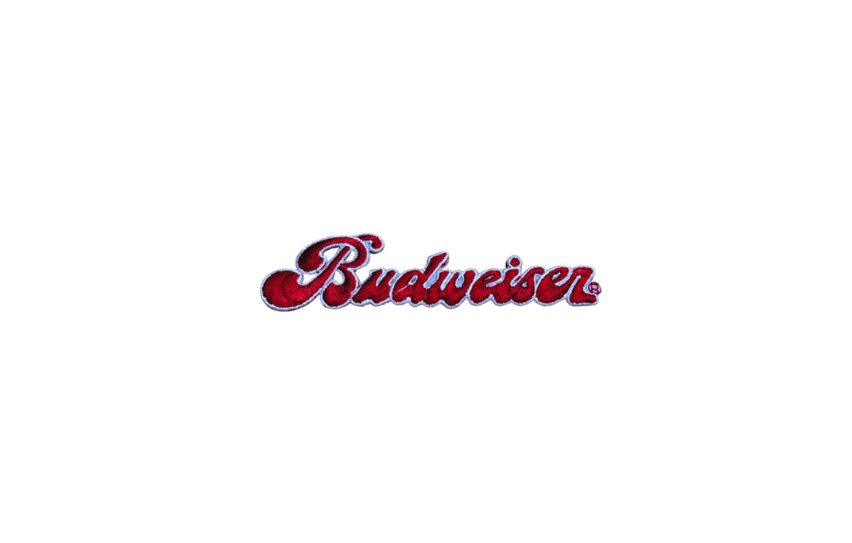 Vintage Script Budweiser Patch