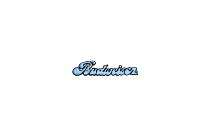 Vintage Script Budweiser Beer Patch