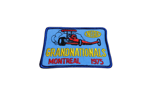 Vintage 1975 NHRA Montreal GrandNationals Patch