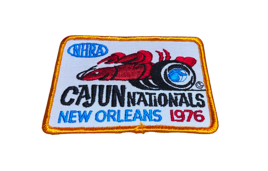 Vintage 1977 NHRA New Orleans Cajun Nationals  Patch