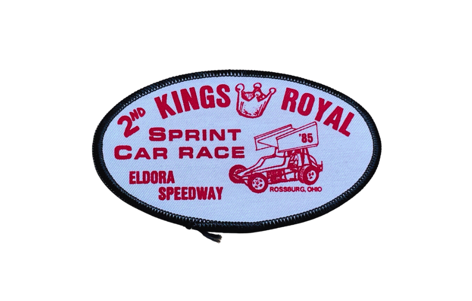 Vintage 1985 Eldora Speedway 2nd Kings Royal Patch