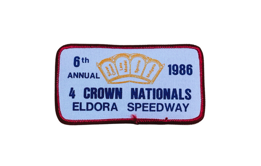 Vintage 1986 Eldora Speedway 6th Annual 4 Crown Nationals