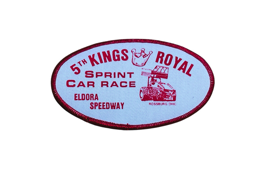 Vintage 1988 Eldora Speedway 5th Kings Royal Patch