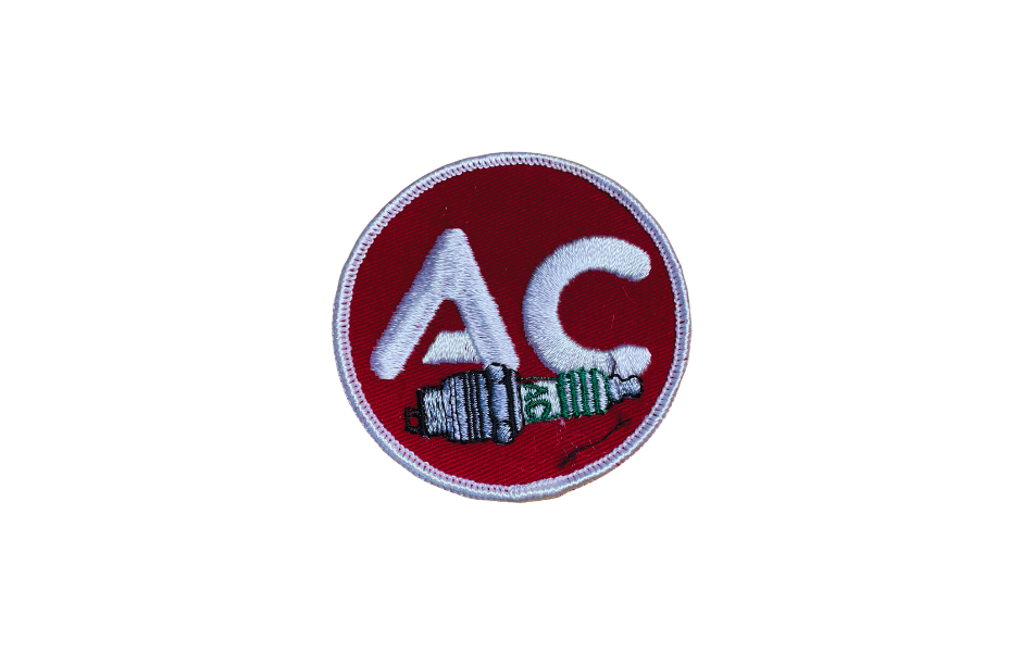 Vintage AC Spark Plugs Patch