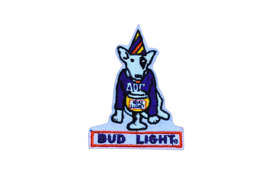 Vintage Bud Light Spuds MacKenzie Party Animal Patch