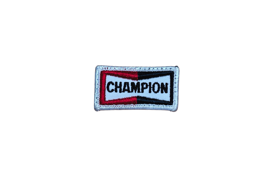 Vintage Champion Spark Plugs Patch