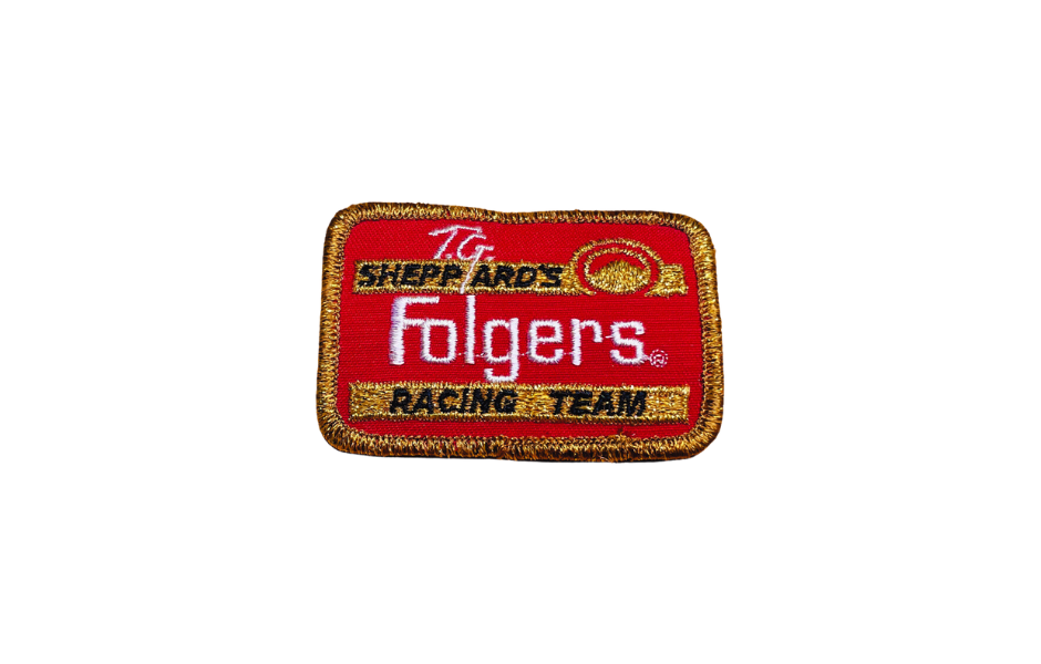 Vintage Folgers Racing Team Patch