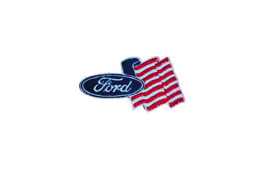 Vintage Ford & Flag Patch