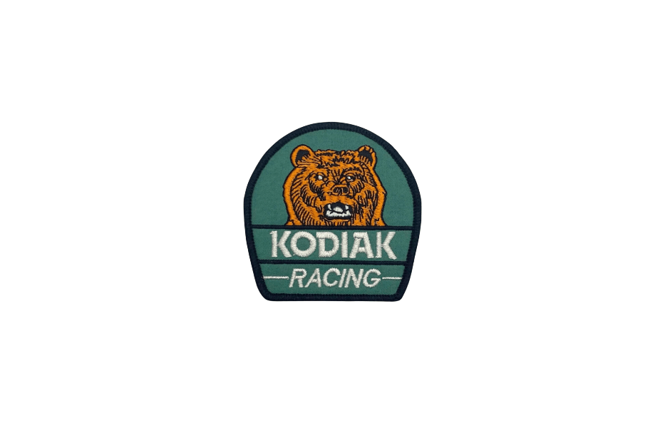 Vintage-Style Kodiak Racing Team Patch