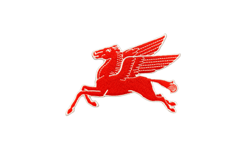 Vintage Style Mobil Oil Pegasus Patch