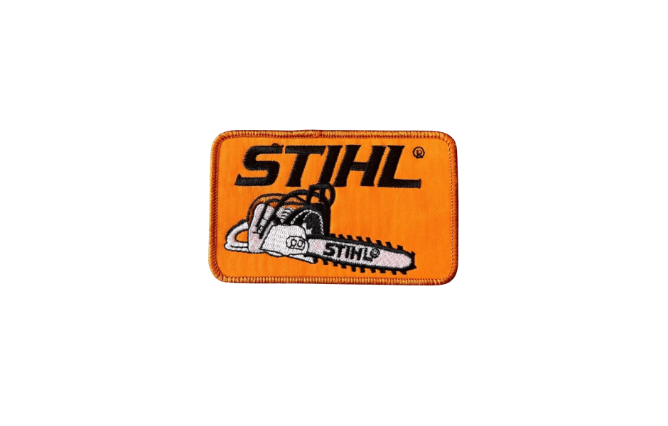 Vintage Style Stihl Chainsaws Patch