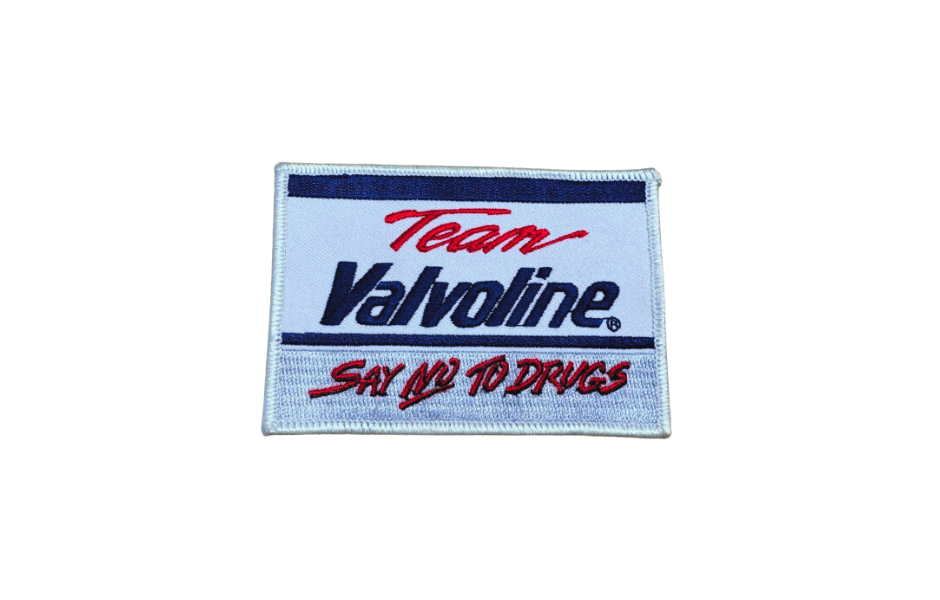 Vintage Team Valvoline Say No to Drugs Patch