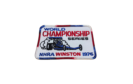 Vintage 1976 NHRA World Championship Series Winston Patch