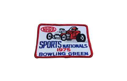 Vintage 1975 NHRA Bowling Green SPORTSnationals Patch